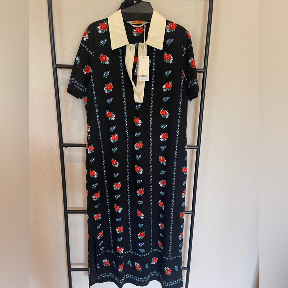 TORY BURCH Floral Polo Dress